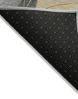 Aelien Gray Washable Indoor - Outdoor Rug - LOOMLAN - LOOMLAN Rugs - Outdoor Rugs