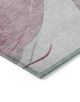 Aelien Pink Washable Indoor - Outdoor Rug - LOOMLAN - LOOMLAN Rugs - Outdoor Rugs