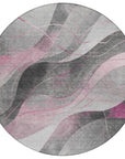 Aelien Pink Washable Indoor - Outdoor Rug - LOOMLAN - LOOMLAN Rugs - Outdoor Rugs