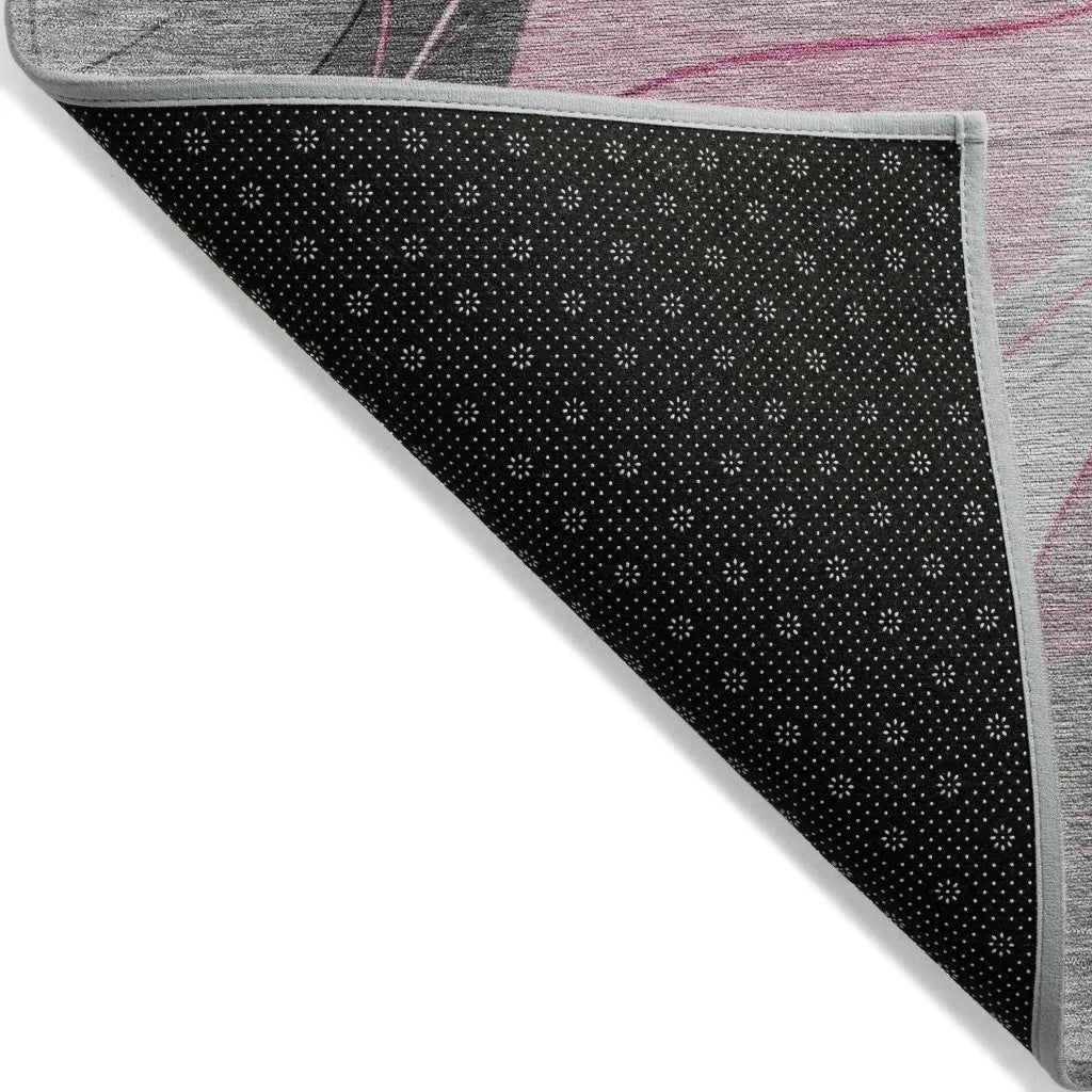 Aelien Pink Washable Indoor - Outdoor Rug - LOOMLAN - LOOMLAN Rugs - Outdoor Rugs