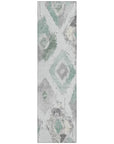 Aelir Blue Washable Indoor - Outdoor Rug - LOOMLAN - LOOMLAN Rugs - Outdoor Rugs