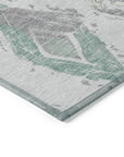 Aelir Blue Washable Indoor - Outdoor Rug - LOOMLAN - LOOMLAN Rugs - Outdoor Rugs