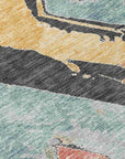 Aelir Gray Washable Indoor - Outdoor Rug - LOOMLAN - LOOMLAN Rugs - Outdoor Rugs