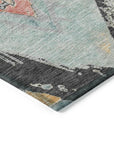 Aelir Gray Washable Indoor - Outdoor Rug - LOOMLAN - LOOMLAN Rugs - Outdoor Rugs