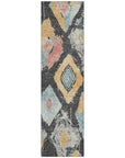 Aelir Gray Washable Indoor - Outdoor Rug - LOOMLAN - LOOMLAN Rugs - Outdoor Rugs