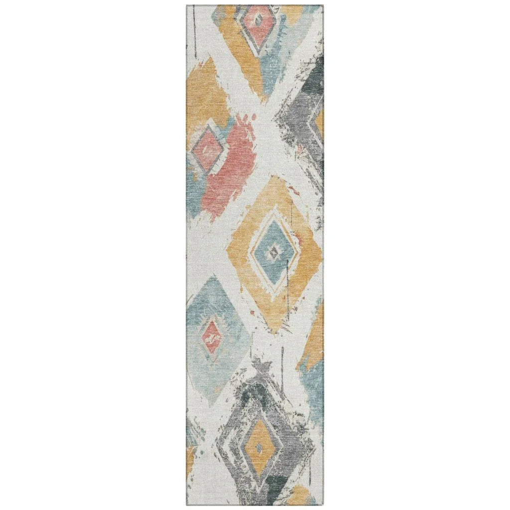 Aelir Ivory Washable Indoor - Outdoor Rug - LOOMLAN - LOOMLAN Rugs - Outdoor Rugs