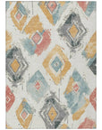 Aelir Ivory Washable Indoor - Outdoor Rug - LOOMLAN - LOOMLAN Rugs - Outdoor Rugs