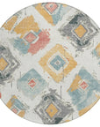 Aelir Ivory Washable Indoor - Outdoor Rug - LOOMLAN - LOOMLAN Rugs - Outdoor Rugs