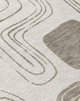 Aelira Brown Washable Indoor - Outdoor Rug - LOOMLAN - LOOMLAN Rugs - Outdoor Rugs
