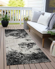 LOOMLAN Rugs Aera Black Washable Indoor-Outdoor Rug