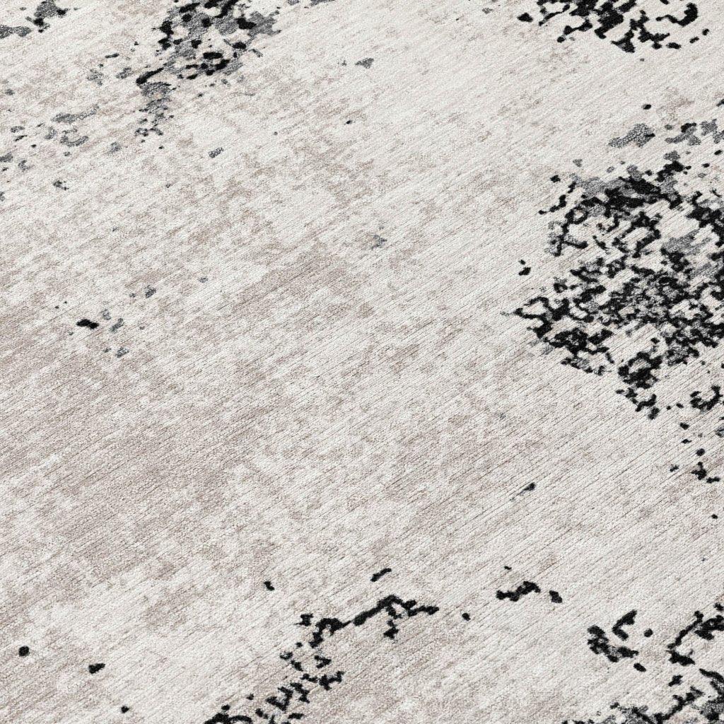 LOOMLAN Rugs Aera Black Washable Indoor-Outdoor Rug
