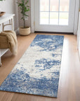 Aera Blue Washable Indoor - Outdoor Rug - LOOMLAN - LOOMLAN Rugs - Outdoor Rugs