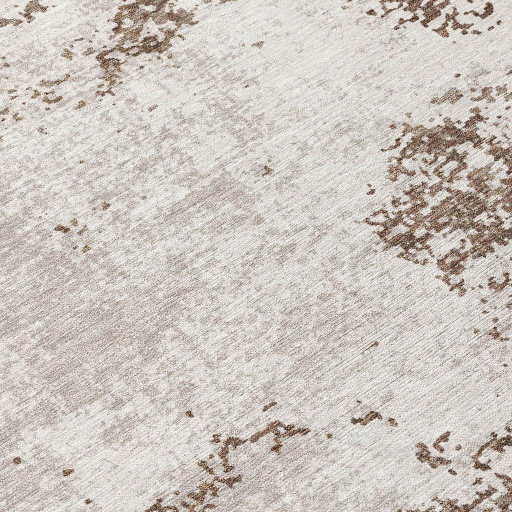 LOOMLAN Rugs Aera Brown Washable Indoor-Outdoor Rug