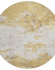 LOOMLAN Rugs Aera Gold Washable Indoor-Outdoor Rug