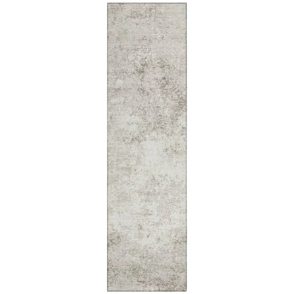 LOOMLAN Rugs Aera Ivory Washable Indoor-Outdoor Rug