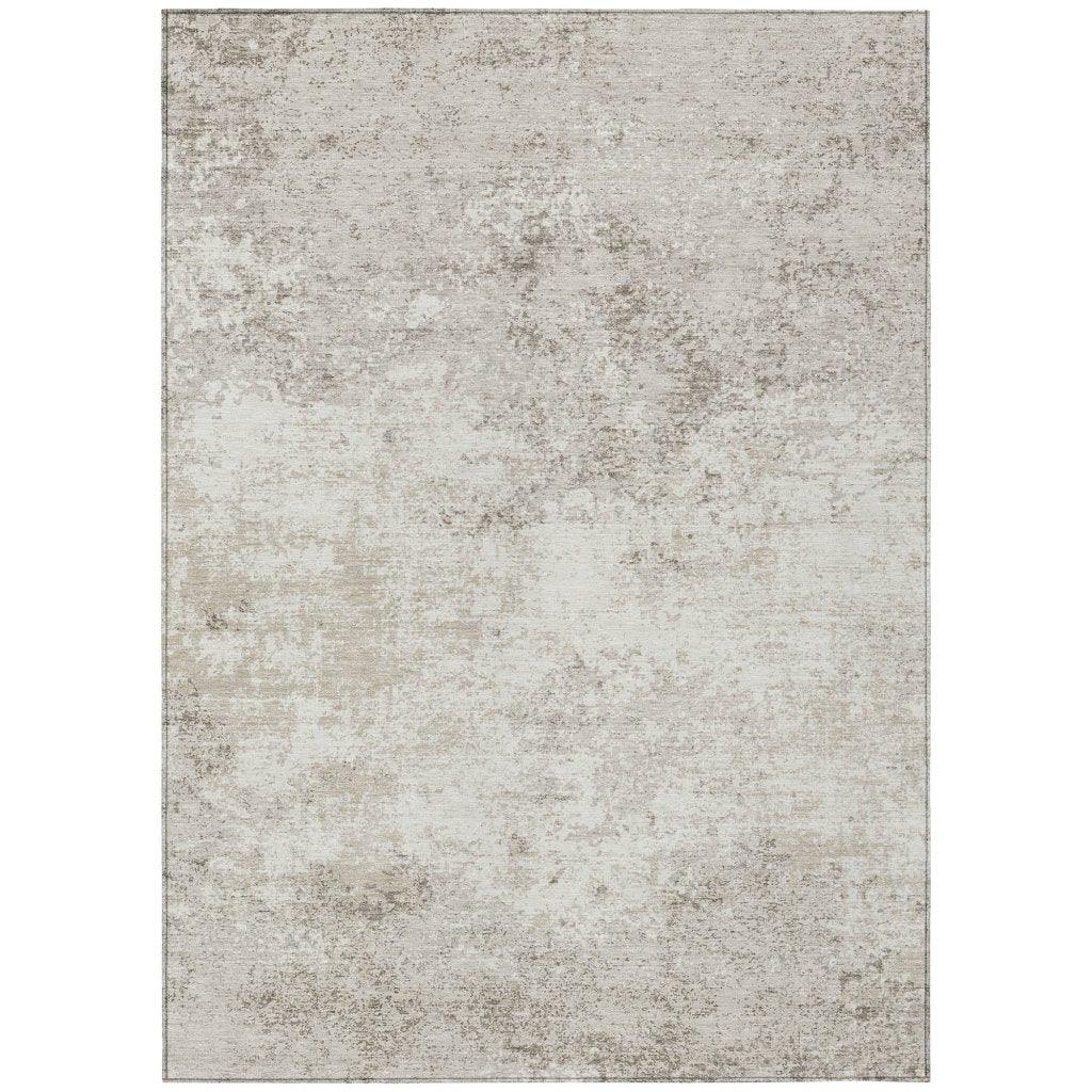 LOOMLAN Rugs Aera Ivory Washable Indoor-Outdoor Rug
