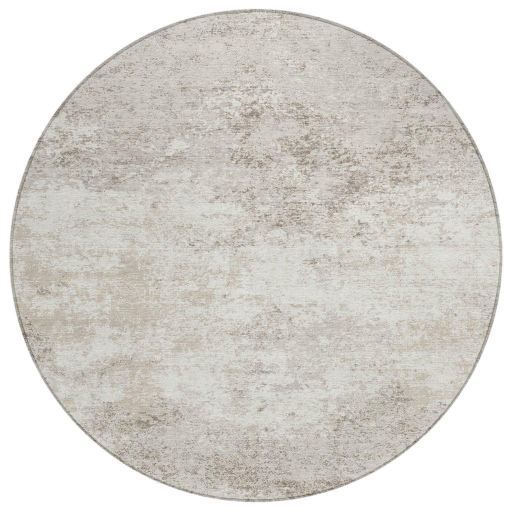 LOOMLAN Rugs Aera Ivory Washable Indoor-Outdoor Rug