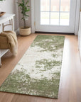 LOOMLAN Rugs Aera Olive Washable Indoor-Outdoor Rug
