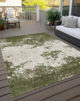 LOOMLAN Rugs Aera Olive Washable Indoor-Outdoor Rug