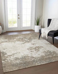 LOOMLAN Rugs Aera Taupe Washable Indoor-Outdoor Rug