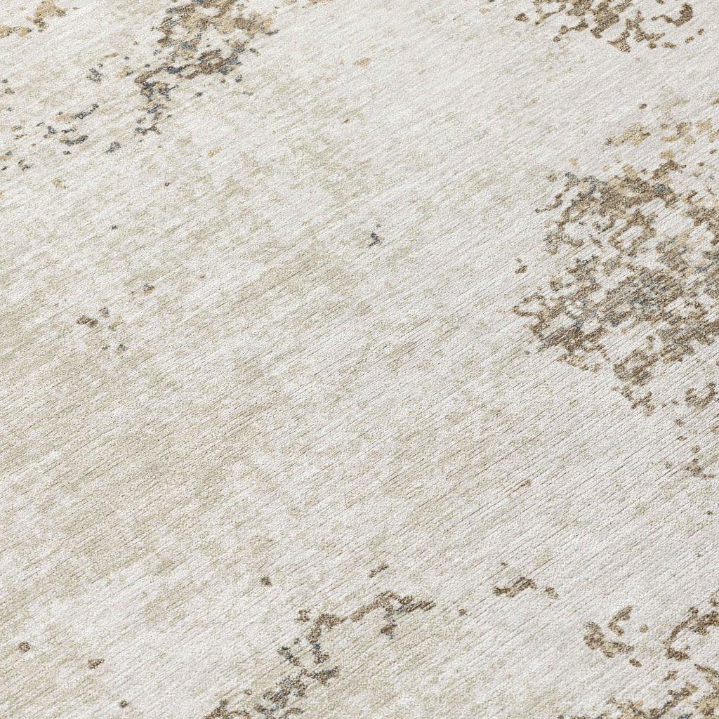 LOOMLAN Rugs Aera Taupe Washable Indoor-Outdoor Rug