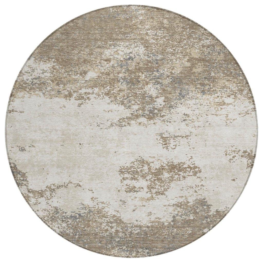 LOOMLAN Rugs Aera Taupe Washable Indoor-Outdoor Rug
