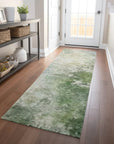 LOOMLAN Rugs Agatha Green Washable Indoor-Outdoor Rug