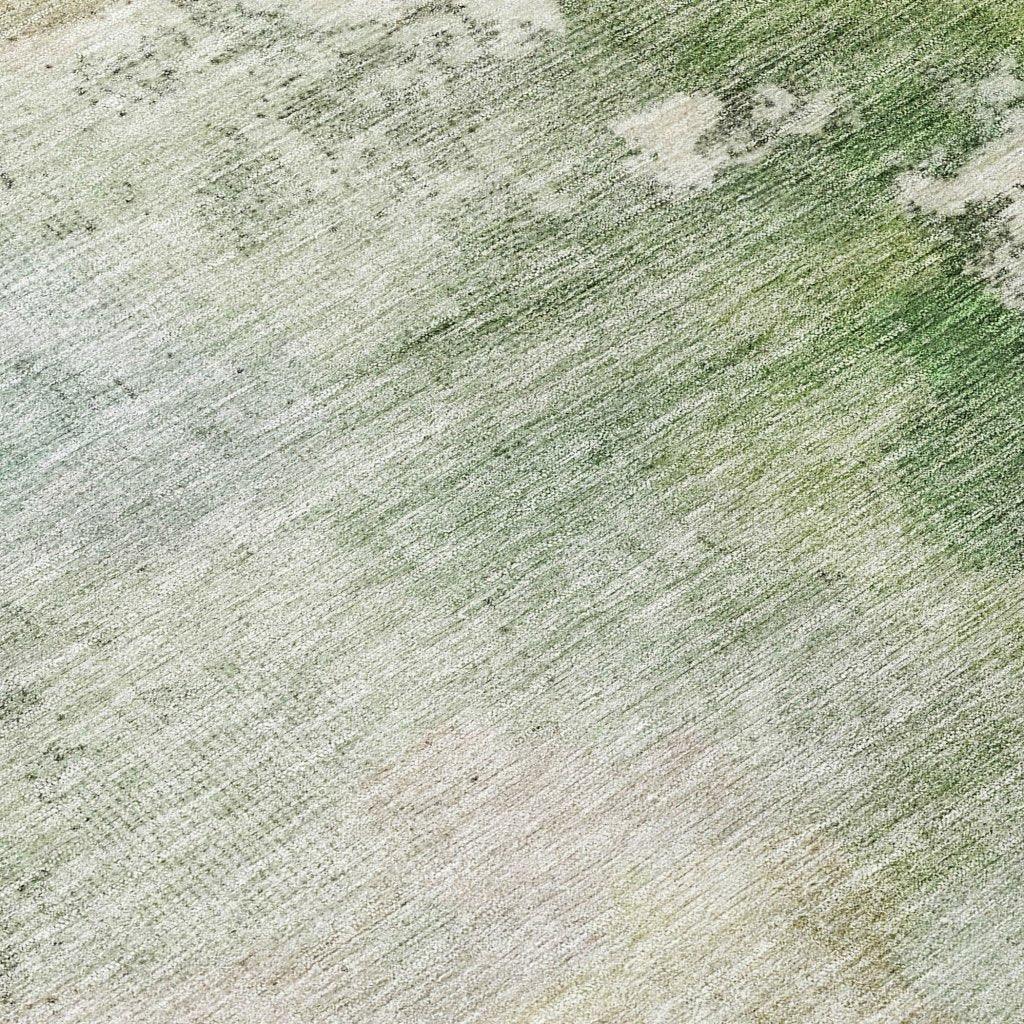 LOOMLAN Rugs Agatha Green Washable Indoor-Outdoor Rug