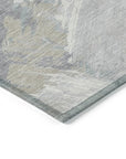LOOMLAN Rugs Ahmira Ivory Washable Indoor-Outdoor Rug