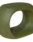 Albers Concrete Green Outdoor Stool - LOOMLAN - Garden Stools