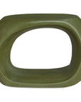 Albers Concrete Green Outdoor Stool - LOOMLAN - Garden Stools