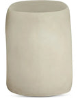 Albers Concrete Off - White Outdoor Stool - LOOMLAN - Garden Stools