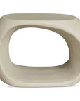 Albers Concrete Off - White Outdoor Stool - LOOMLAN - Garden Stools
