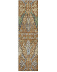 LOOMLAN Rugs Alfreda Orange Washable Indoor-Outdoor Rug