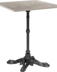 Alfresco Metal Gray Square Dining Table - LOOMLAN - Zuo Modern - Outdoor Dining Tables