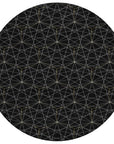 LOOMLAN Rugs Alina Black Washable Indoor-Outdoor Rug