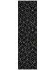 LOOMLAN Rugs Alina Black Washable Indoor-Outdoor Rug