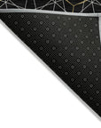 LOOMLAN Rugs Alina Black Washable Indoor-Outdoor Rug