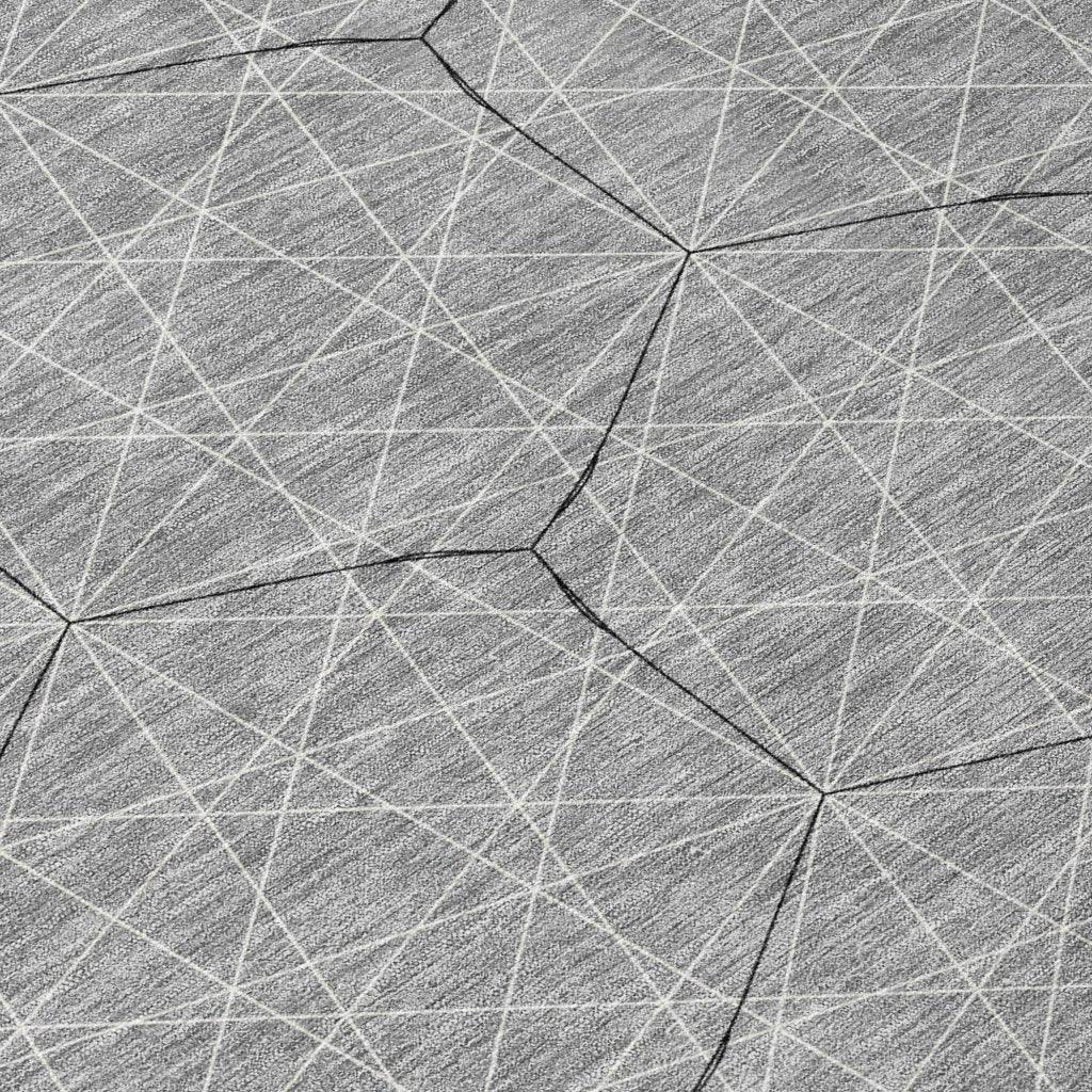 LOOMLAN Rugs Alina Gray Washable Indoor-Outdoor Rug