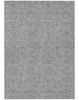 LOOMLAN Rugs Alina Gray Washable Indoor-Outdoor Rug