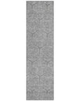 LOOMLAN Rugs Alina Gray Washable Indoor-Outdoor Rug