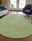LOOMLAN Rugs Alina Green Washable Indoor-Outdoor Rug