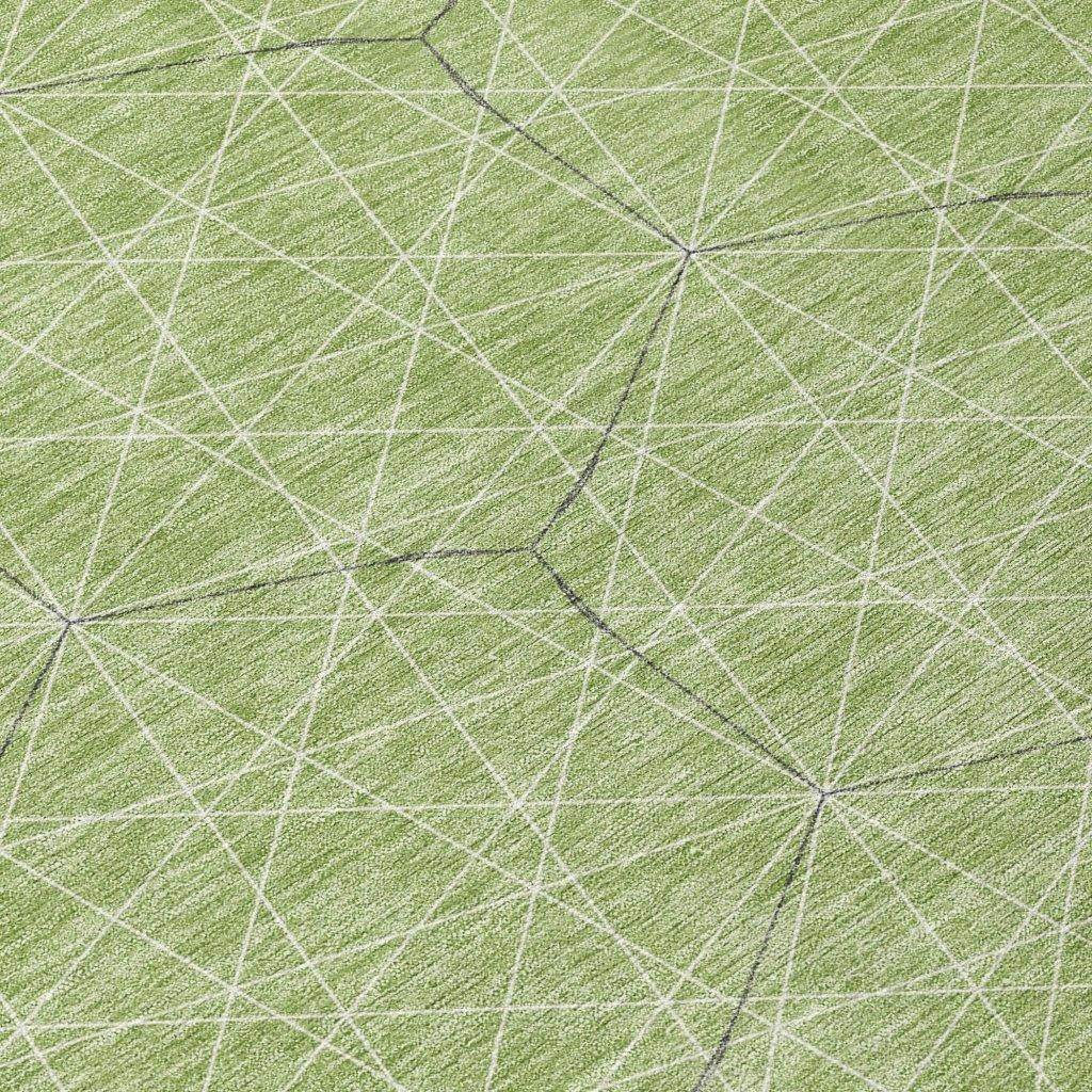 LOOMLAN Rugs Alina Green Washable Indoor-Outdoor Rug