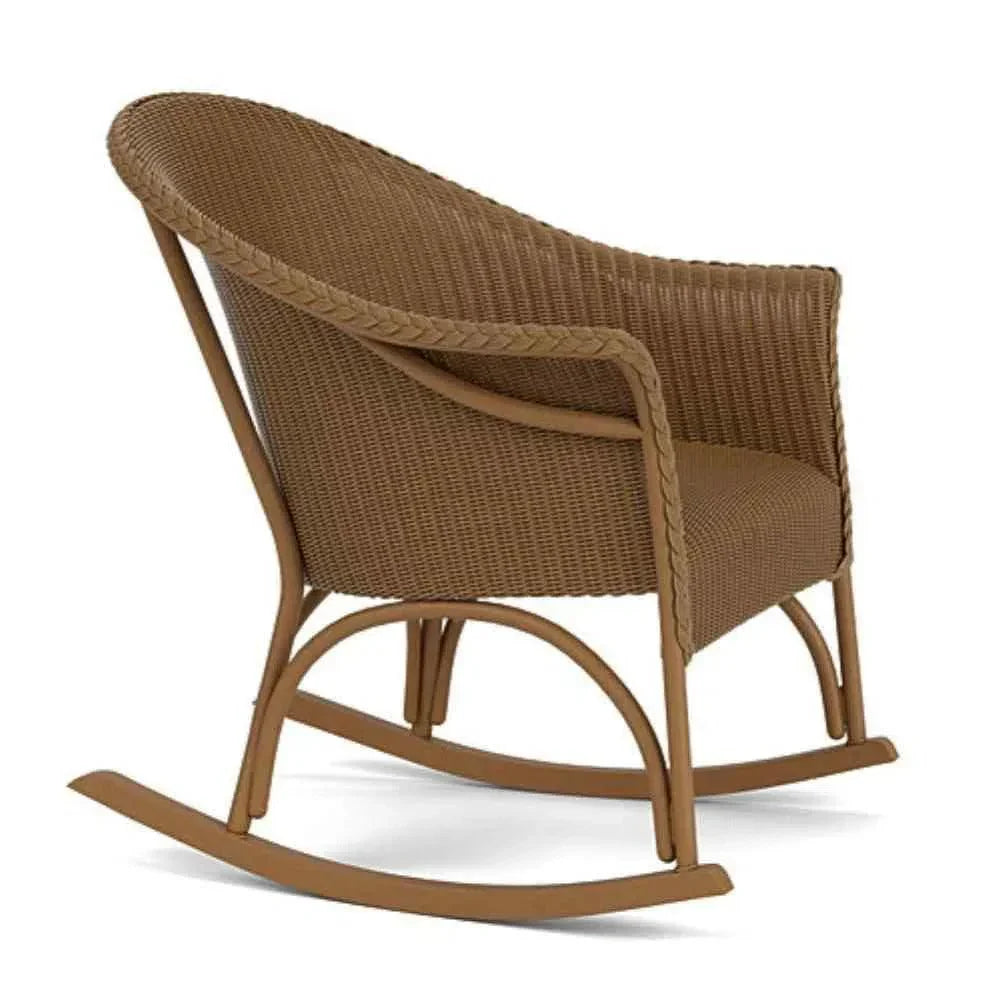 All Seasons 5 Pc Lounge Chairs Settee Ottoman Set - LOOMLAN - Lloyd Flanders - Outdoor Lounge Sets