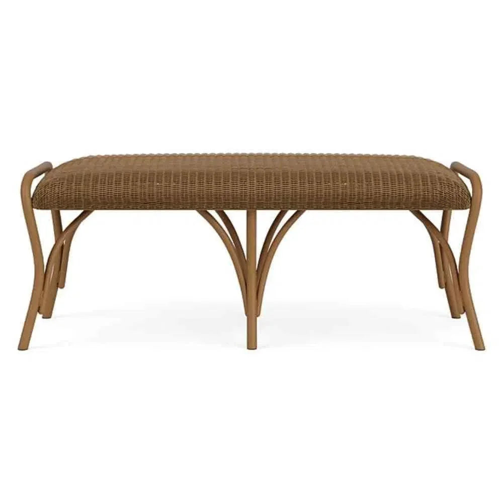 All Seasons 5 Pc Lounge Chairs Settee Ottoman Set - LOOMLAN - Lloyd Flanders - Outdoor Lounge Sets