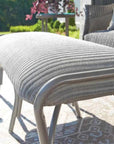 All Seasons 5 Pc Lounge Chairs Settee Ottoman Set - LOOMLAN - Lloyd Flanders - Outdoor Lounge Sets