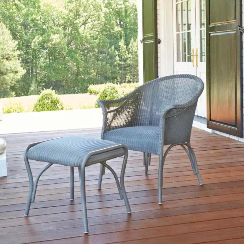 All Seasons Patio Dining Armchair Padded Seat - LOOMLAN - Lloyd Flanders - Outdoor Dining Chairs