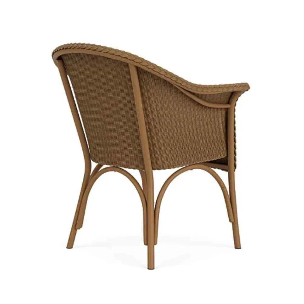 All Seasons Patio Dining Armchair Padded Seat - LOOMLAN - Lloyd Flanders - Outdoor Dining Chairs