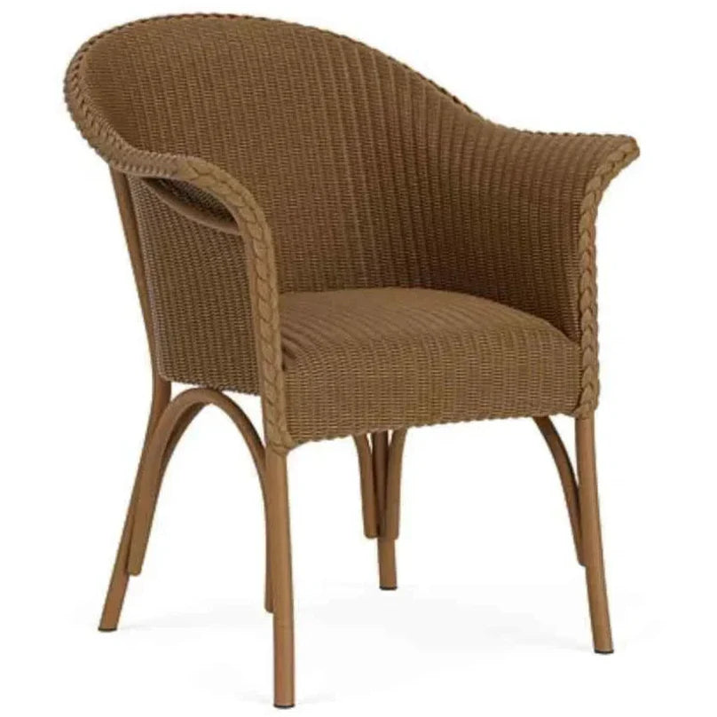 All Seasons Patio Dining Armchair Padded Seat - LOOMLAN - Lloyd Flanders - Outdoor Dining Chairs