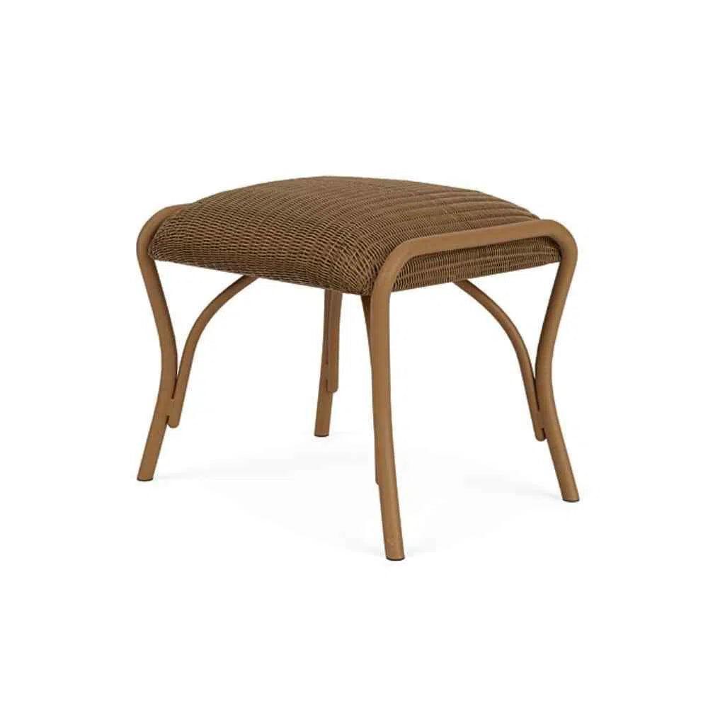 All Seasons Patio Ottoman Bench Padded Seat Outdoor - LOOMLAN - Lloyd Flanders - Outdoor Ottomans
